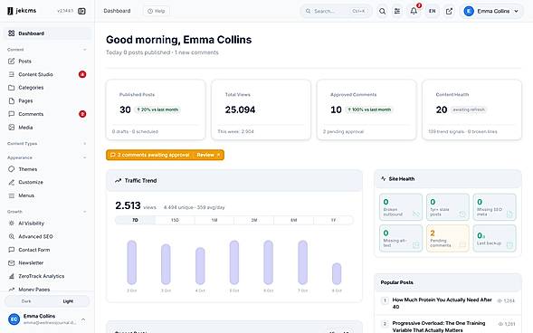jekcms-en-dashboard