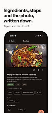 Find your recipes easy