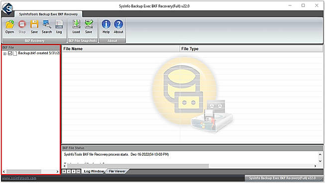 Step 3: All the data will be displayed in a tree-structure form.