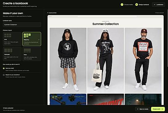 Lookbooks: publish a storefront gallery