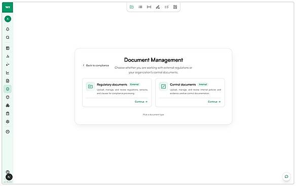 Choose a document type