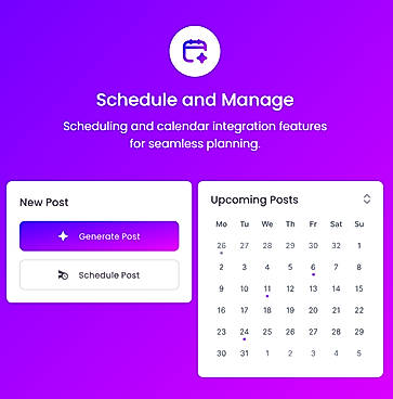 Spiry's Post Scheduler