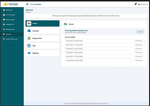 Software integration Page
