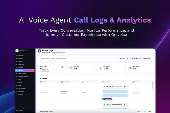 AI Call Logs and Analytics Dashboard