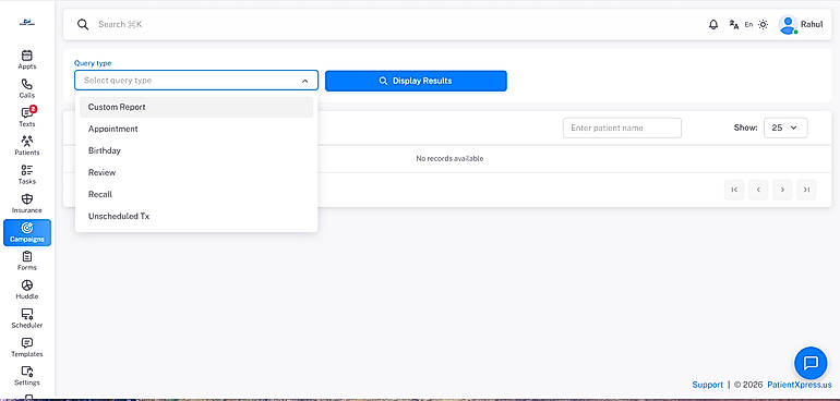 Smart Campaign Manager with Targeted Query Builder