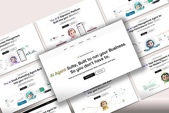 website screens