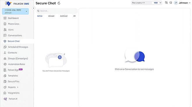 Secure chat