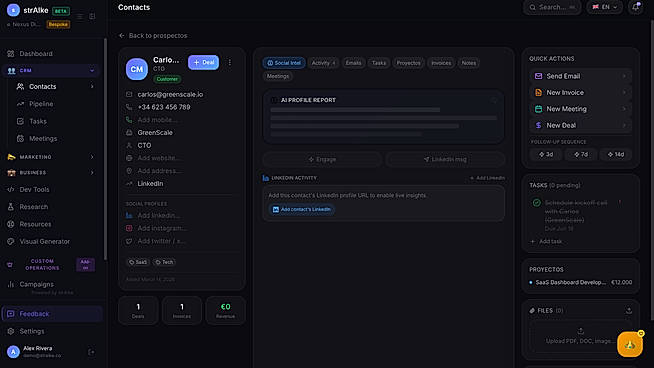 Contacts - Social Intelligence