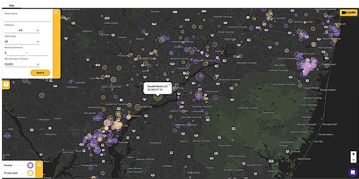 Seller Map Screenshot