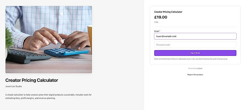 Product checkout