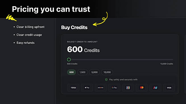 Pricing you can trust