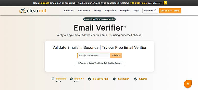 Email verifier