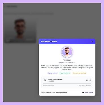 Interviewer Profile
