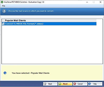 export to mbox