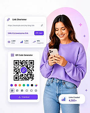 Branded Link Shortener with QR Code Generator & Analytics