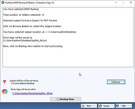 output location