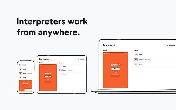 The LiveVoice interpreter interface.
