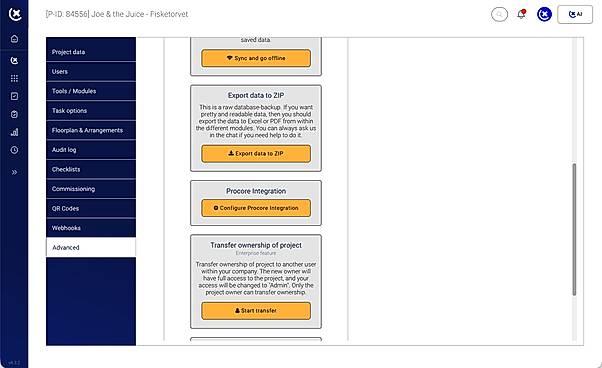 Procore integration