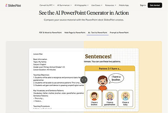 Text to PPT