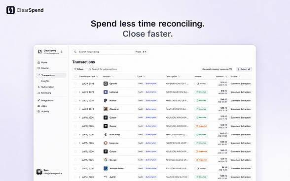 Transaction Matching – Simplify reconciliation