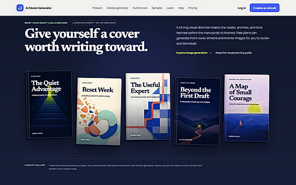Front-cover concept workspace