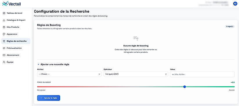 Search rules: boost or bury products in results with custom ranking rules