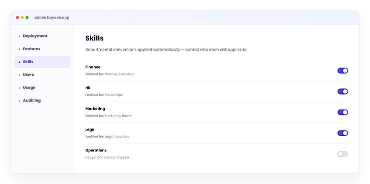 admin skills