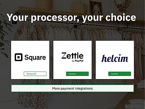 Pick your payment processor (Square, Zettle/PayPal, Stripe....etc)