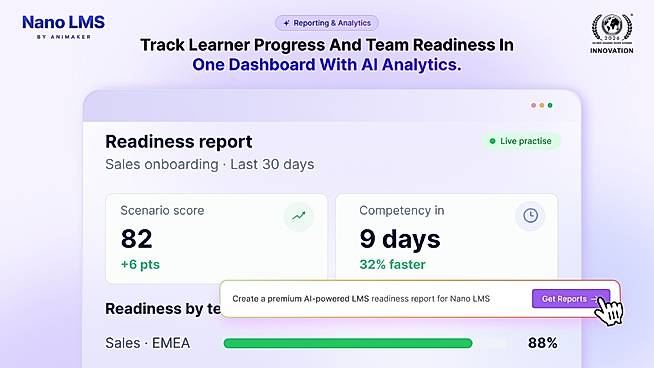 Track scenario scores, time to competency and team readiness in one dashboard, with decision-level data beyond completion rates.
