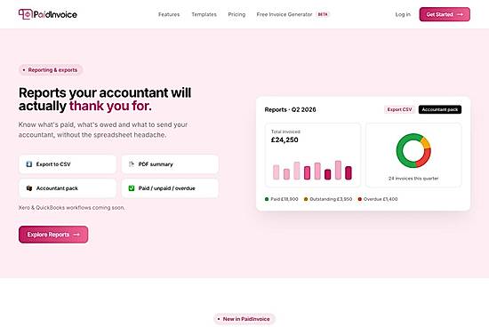 Reports and accountant-ready exports