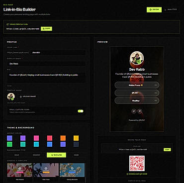 Link-in-Bio Creator