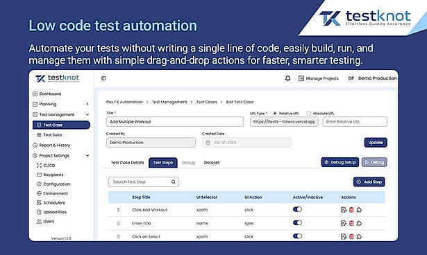 Low-Code Test Automation