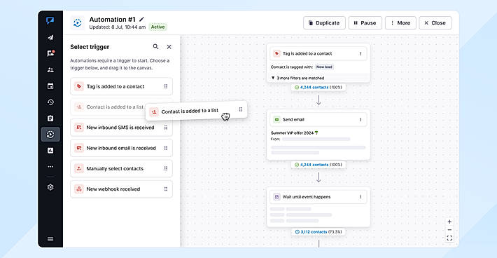 Automation flows