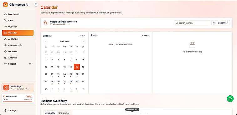 Calendar Management