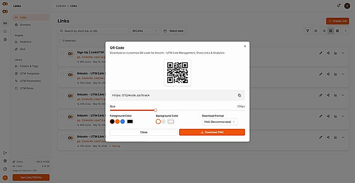 Link QR code