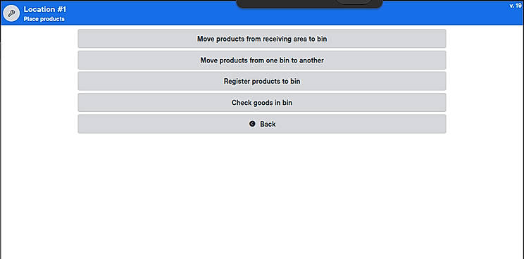 WMS place products