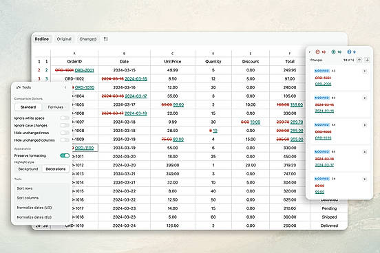 Excel Spreadsheet compare
