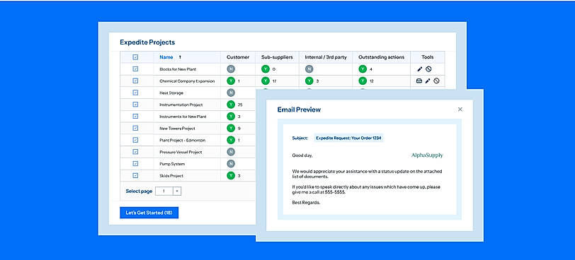 Stay on top of deadlines with real-time reporting Track document status, get automated reminders, and send expedite requests with ease.