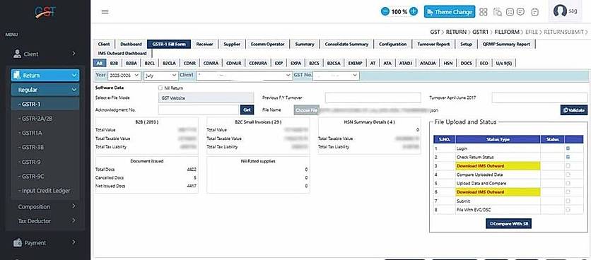 GSTR-1 HSN Table
