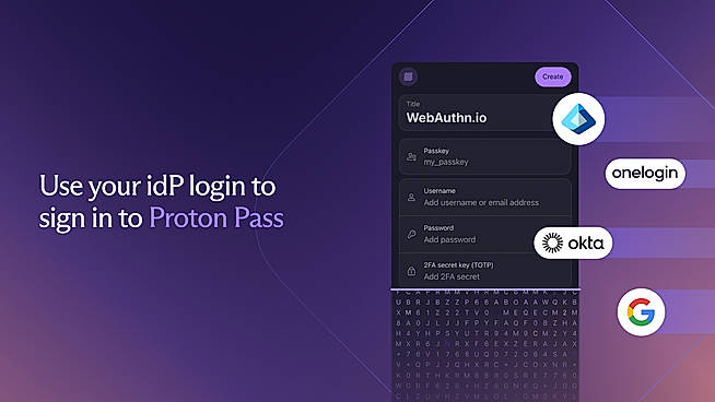 Use your idP login to sign in to Proton Pass