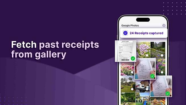 Recover lost receipts from gallery