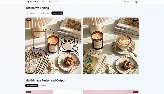 Freeform Marking for Interactive Image Editing