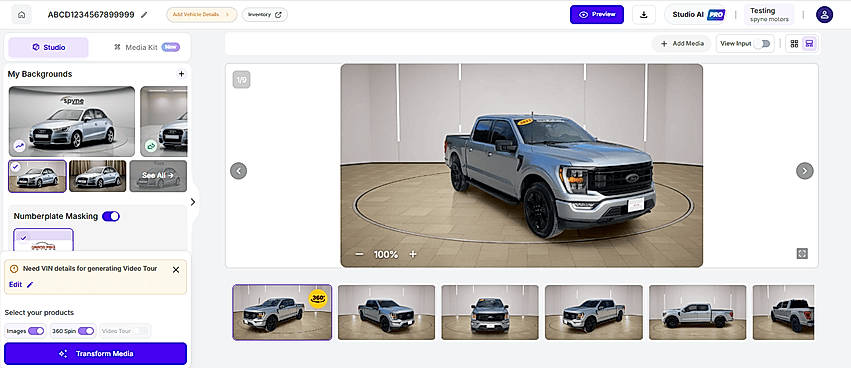 Studio AI- Convert raw images into Studio Grade visuals