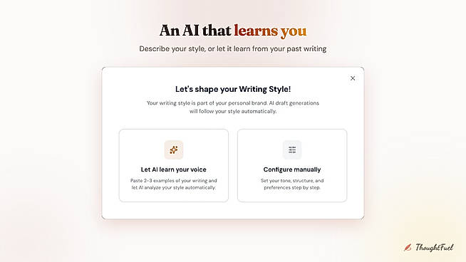Create your Writing Style