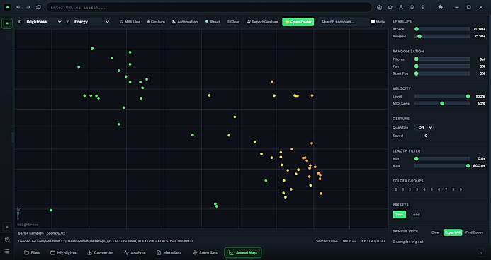 SoundMap to visualize audio files