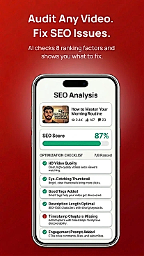 Audit any video fix SEO issues