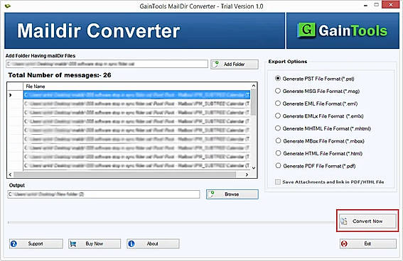 click convert
