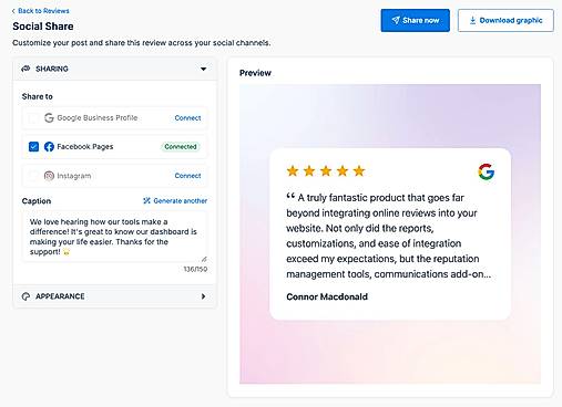 Social sharing editor