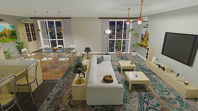 Roomtodo Living Room Render