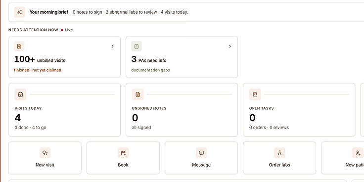 Clinical operations dashboard — synthetic QA data